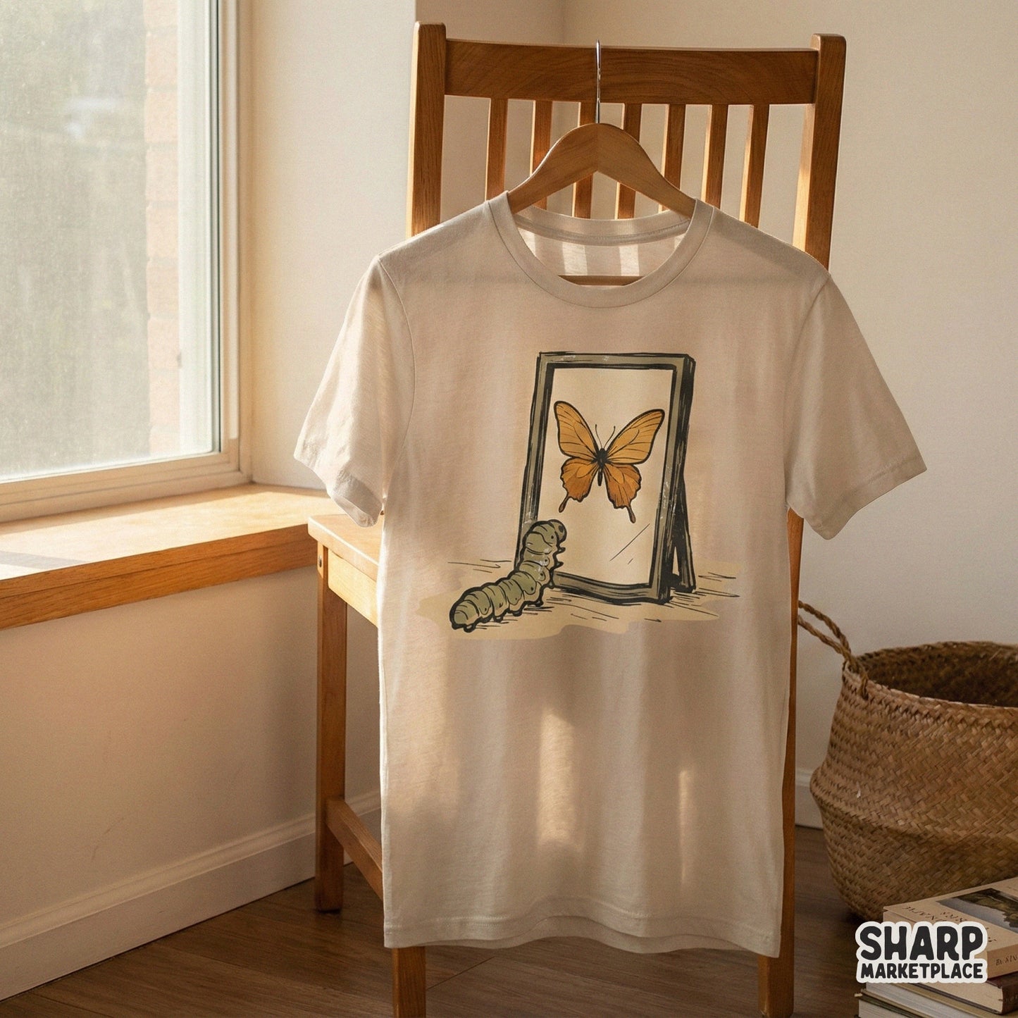 Transformation Butterfly PNG, Motivational T Shirt Design - 300 DPI