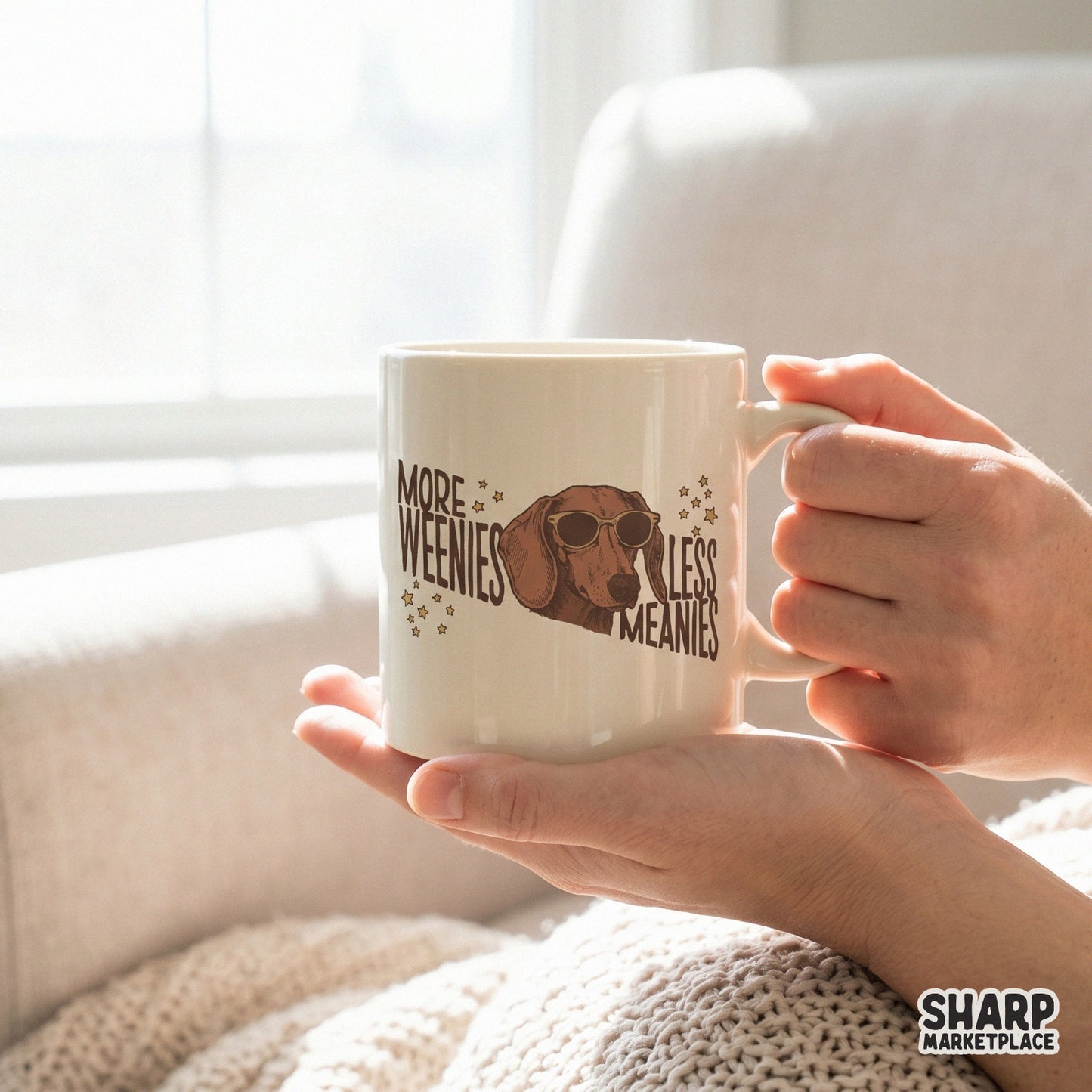 Funny retro dachshund dog wearing sunglasses sublimation graphic for summer shirts and stickers