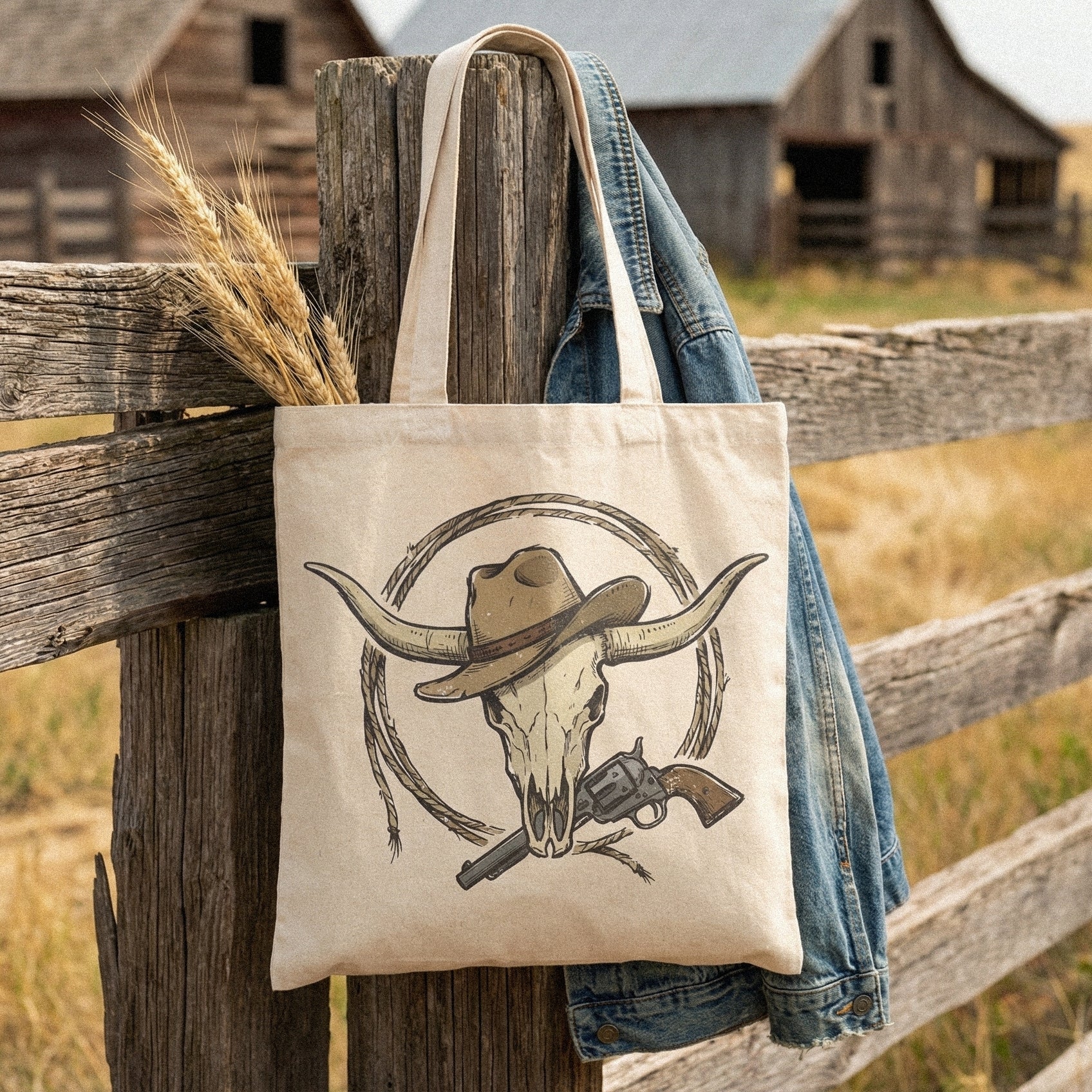 Cowboy Skull PNG, Western Cowboy Hat Skull - 300 DPI Design for T-Shirt