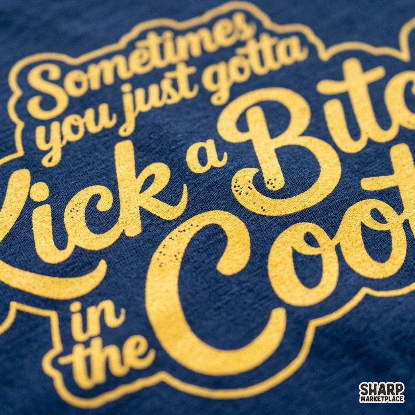 Funny unhinged quote shirt design featuring retro text for sarcastic adult humor apparel and t-shirts