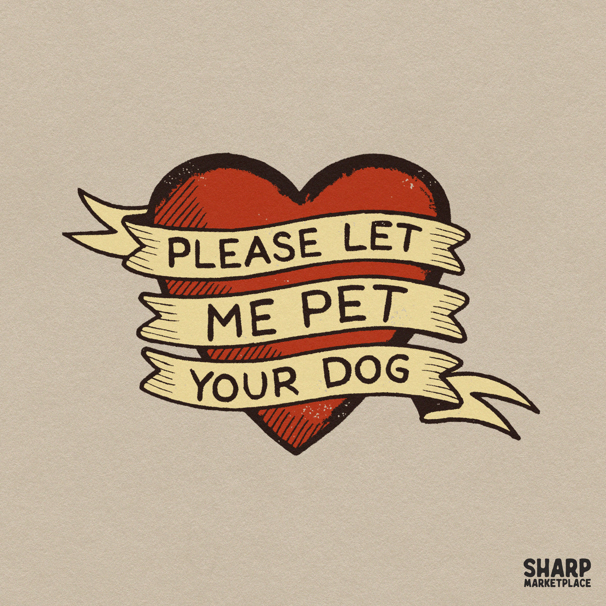 Please Let Me Pet Your Dog Shirt Png, Funny Png Tattoo