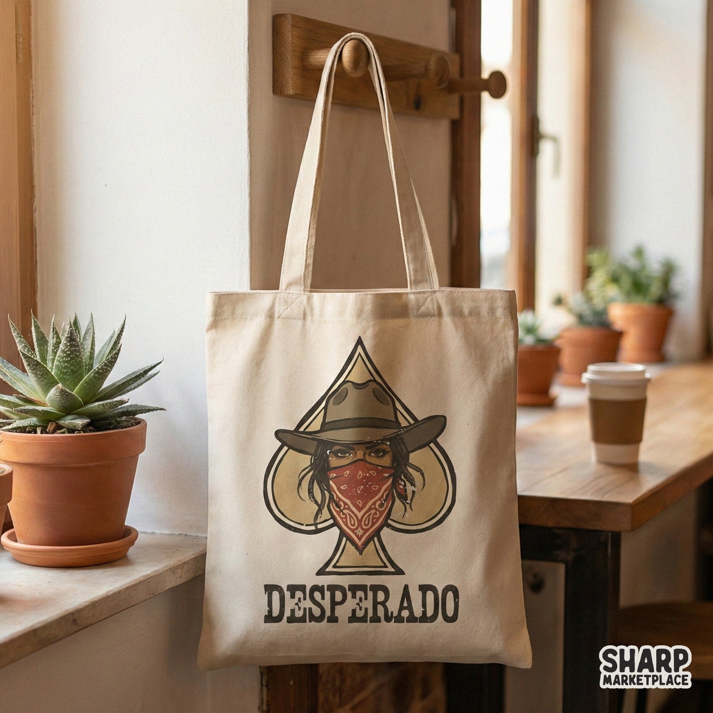 Desperado PNG, Outlaw Western T-Shirt Design - 300 DPI Design for T-Shirt