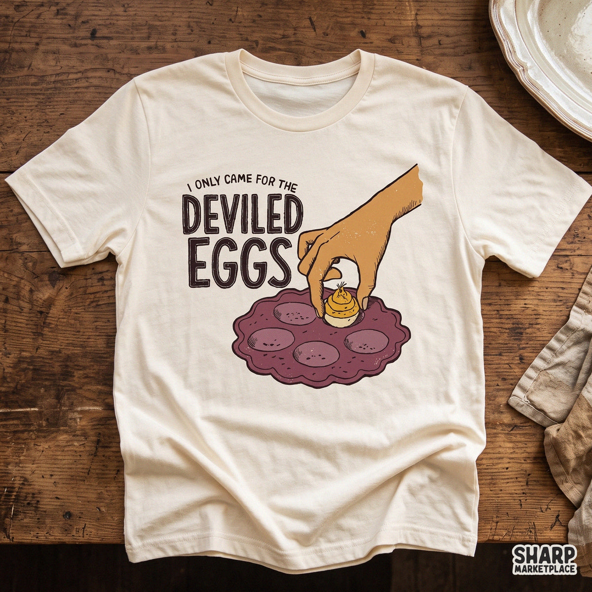 I Only Came for the Deviled Eggs Easter PNG, Trendy