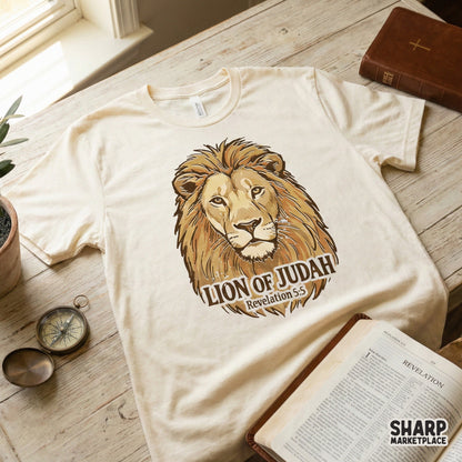 Lion Of Judah Revelation 5:5 PNG, Christian Shirt Design - 300 DPI Design