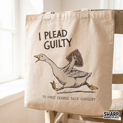 Sarcastic silly goose running shield art retro animal meme graphic for DTF shirt printing