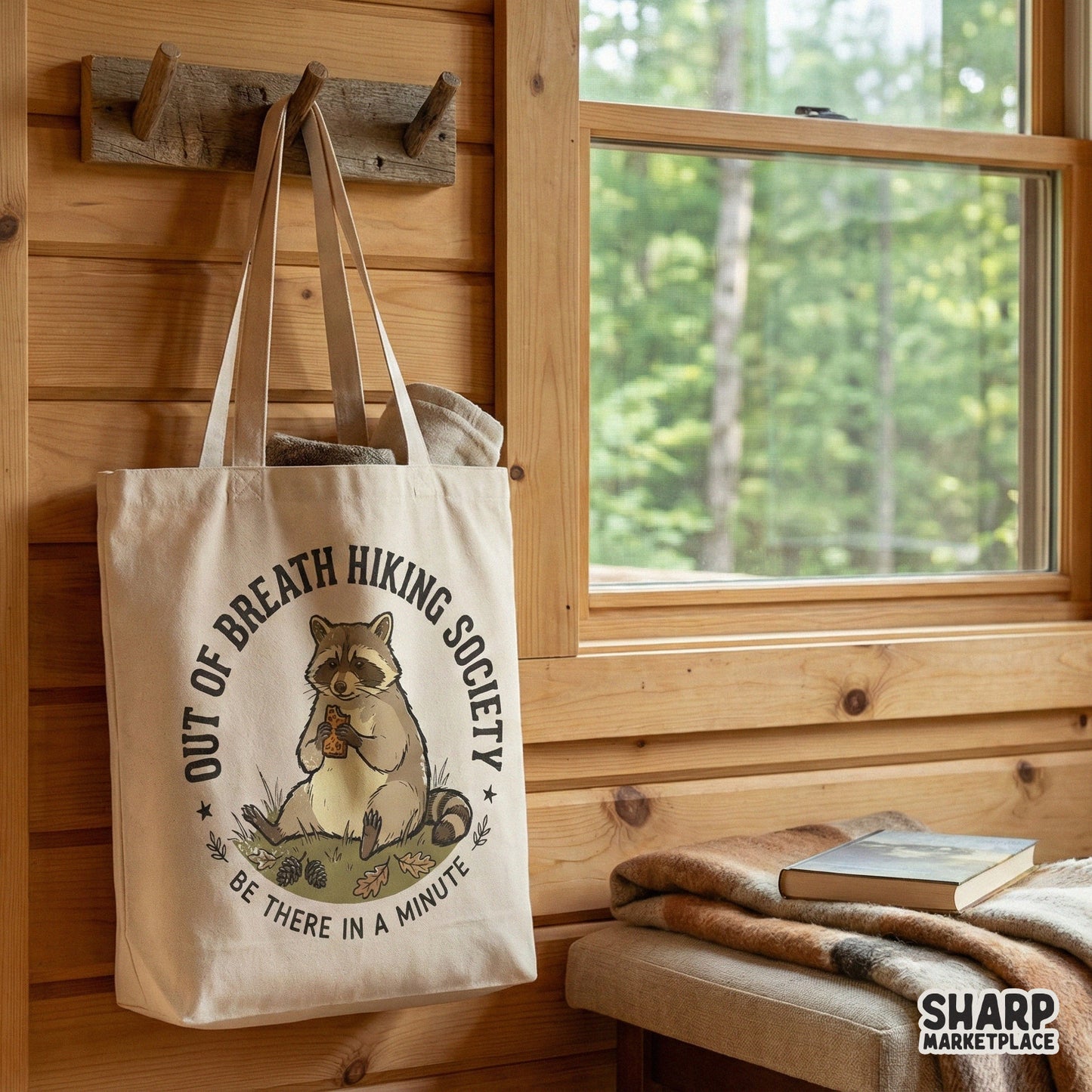 Out Of Breath Hiking Society PNG, Be There In A Minute - 300 DPI Design