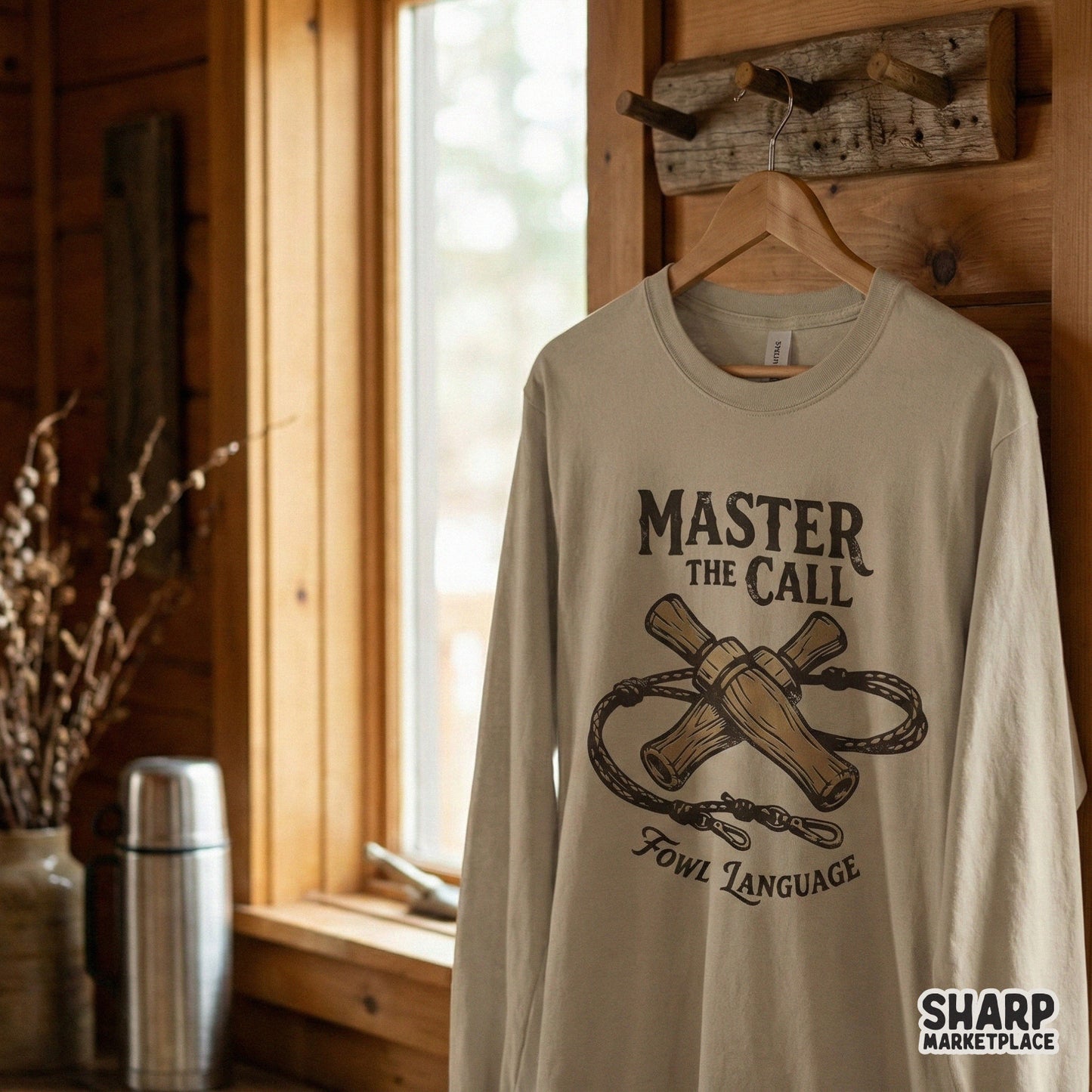 Master The Call Fowl Language PNG, Funny Duck Hunting Shirt Design - 300