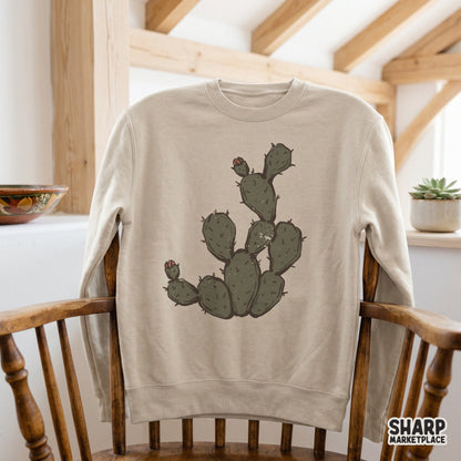 Prickly Pear Cactus Illustration, Western PNG For Trendy PNG - 300 DPI