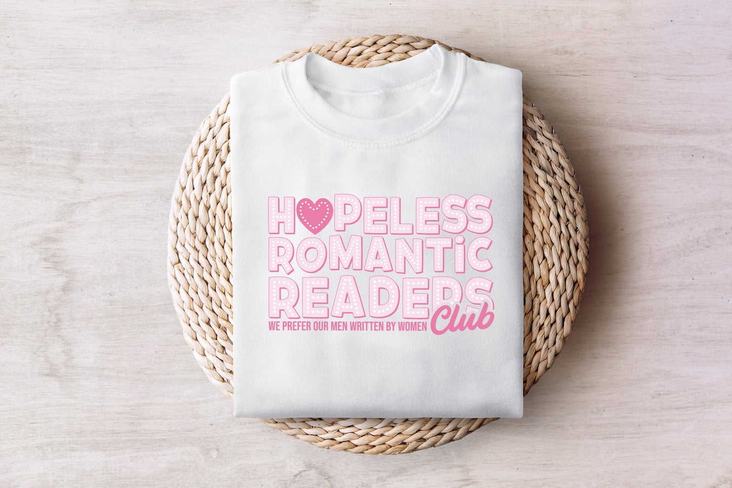 Hopeless Romantic Readers Club PNG, Vintage Bookish Digital Clipart - 300