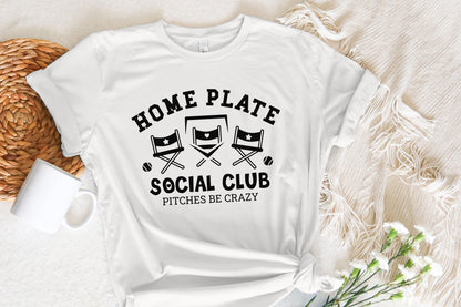 Home Plate Social Club SVG/PNG, Baseball Mom & Mama Sublimation - 300 DPI