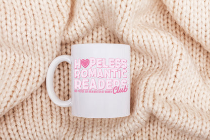 Hopeless Romantic Readers Club PNG, Vintage Bookish Digital Clipart - 300
