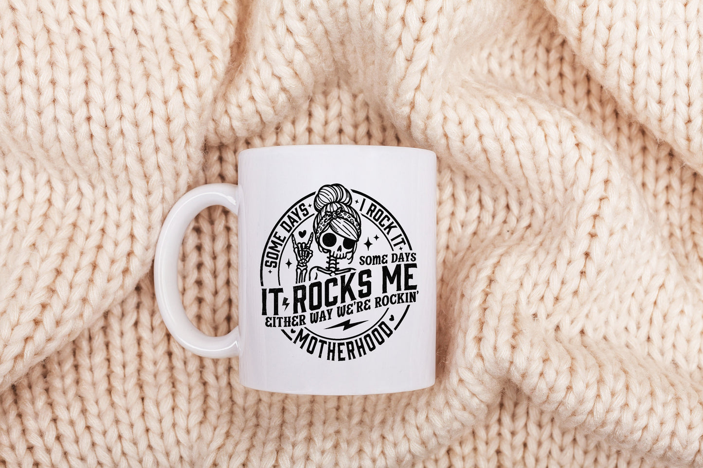 Some Days I Rock It, Some Days It Rocks Me SVG - 300 DPI Design for T-Shirt