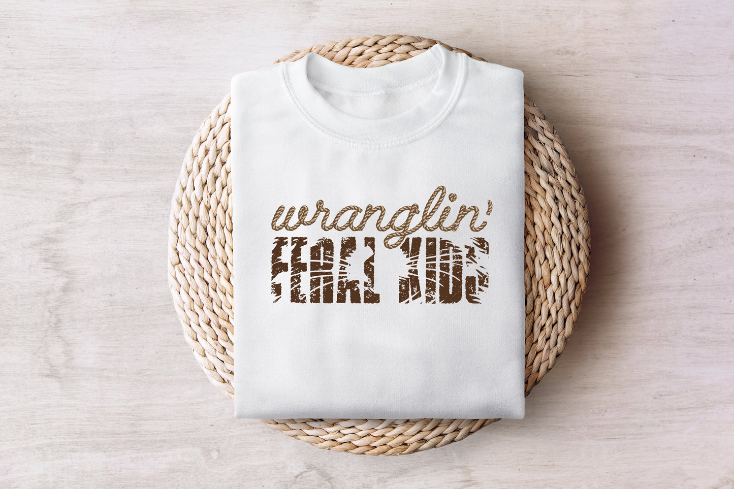 Wrangling Feral Kids PNG, Funny Raccoon Kids PNG - 300 DPI Design for