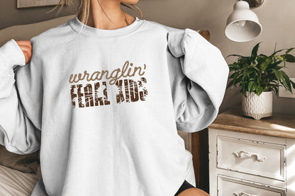 Wrangling Feral Kids PNG, Funny Raccoon Kids PNG - 300 DPI Design for