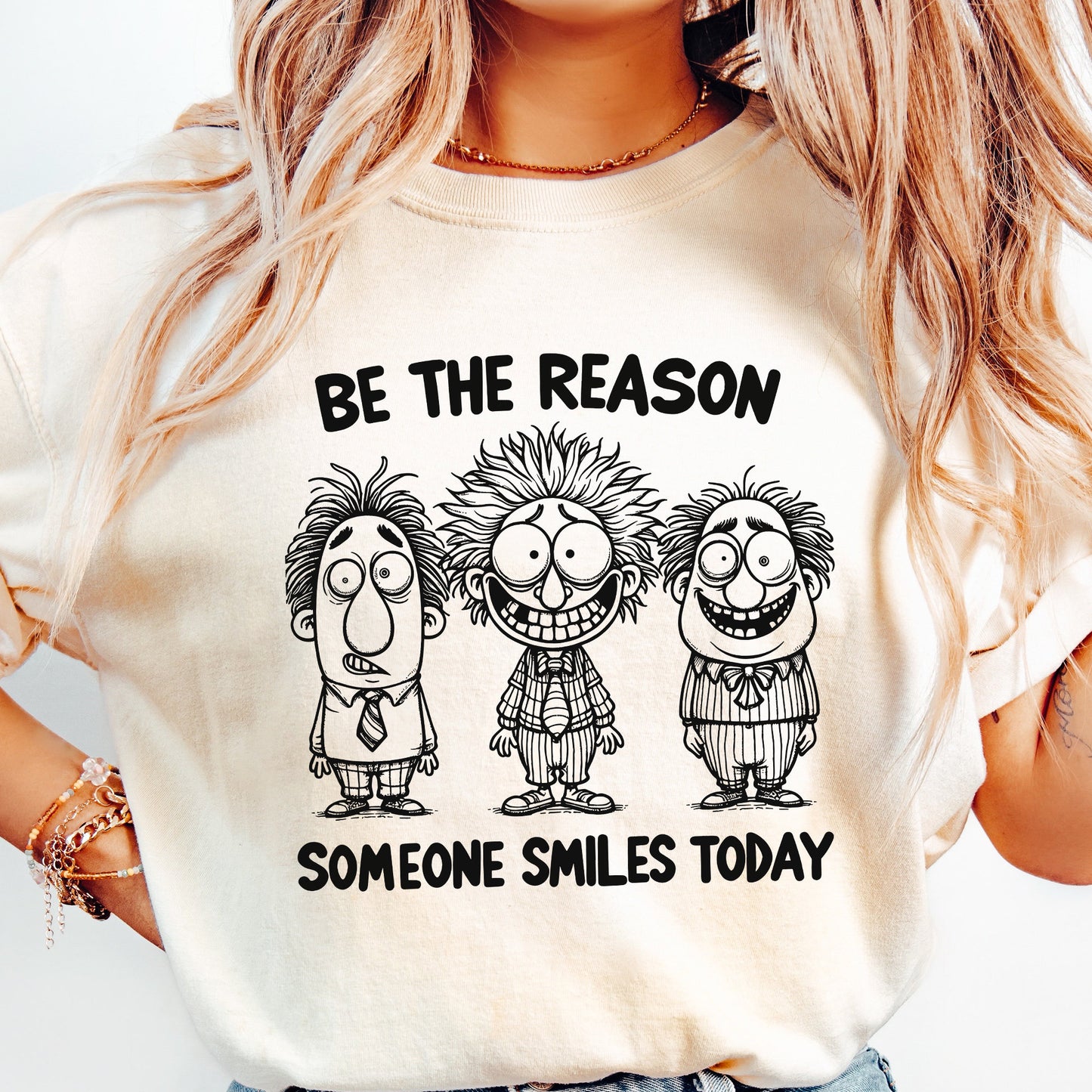 Be The Reason Someone Smiles Today PNG, Positive Quotes - 300 DPI Design
