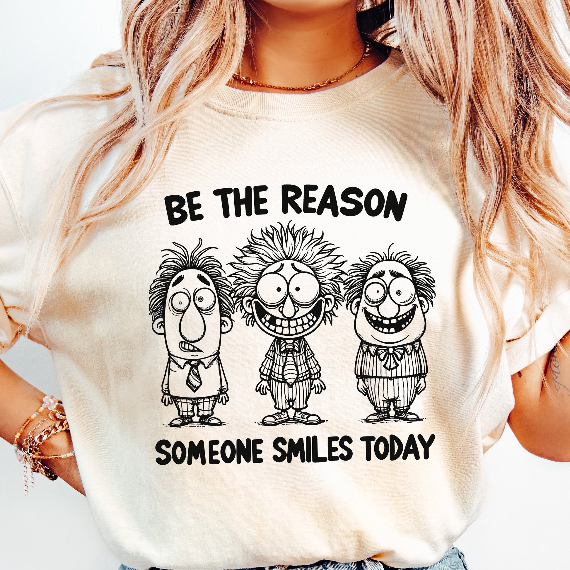 Be The Reason Someone Smiles Today PNG, Positive Quotes - 300 DPI Design