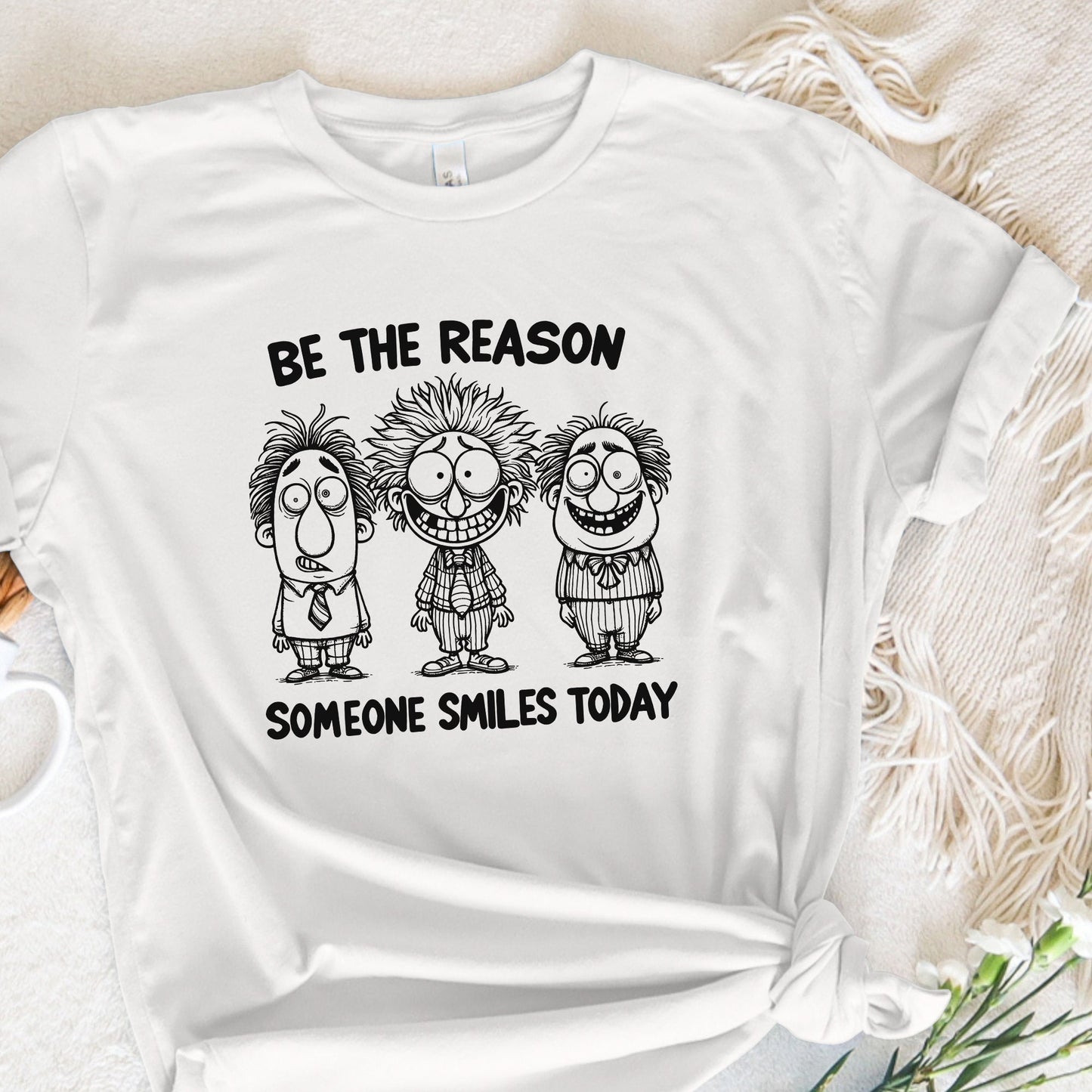 Be The Reason Someone Smiles Today PNG, Positive Quotes - 300 DPI Design