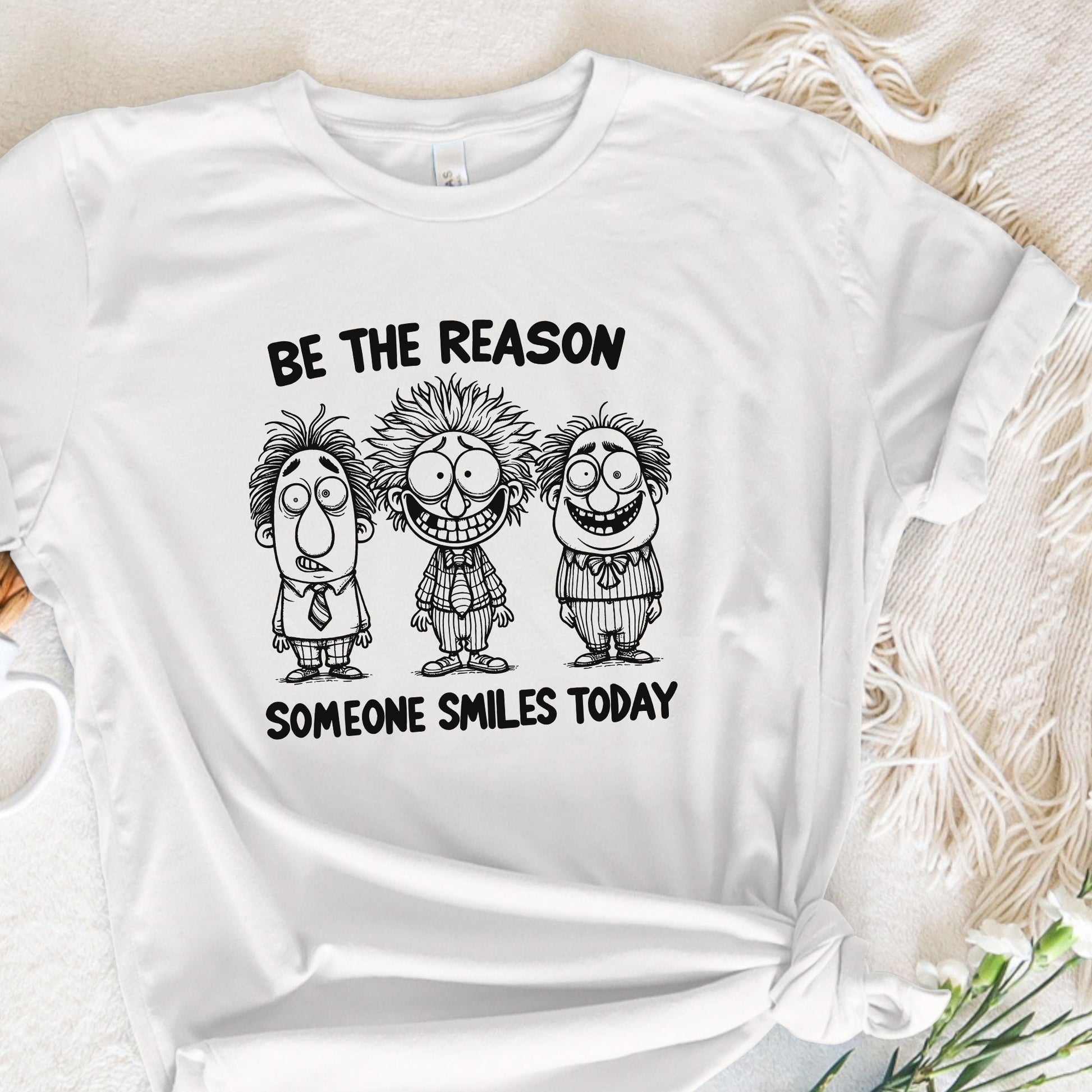 Be The Reason Someone Smiles Today PNG, Positive Quotes - 300 DPI Design
