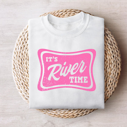 It's River Time Neon Summer Digital Download PNG SVG, River Life - 300