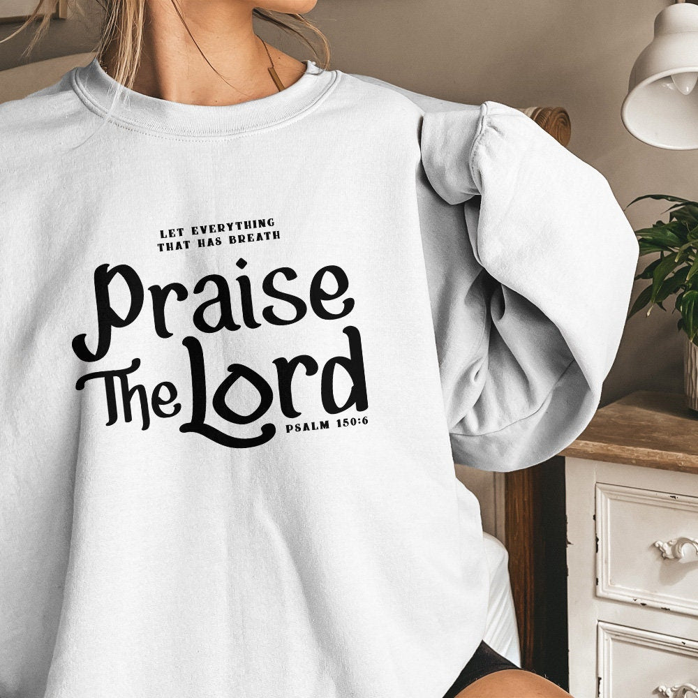 Praise The Lord PNG, Jesus - 300 DPI Design for T-Shirt