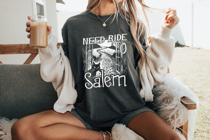 Need Ride to Salem PNG, Halloween Ghost png - 300 DPI Design for T-Shirt