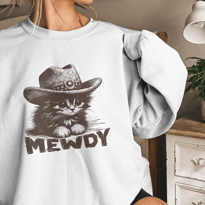 Meowdy Cute Cat, Ranch Life png - 300 DPI Design for T-Shirt