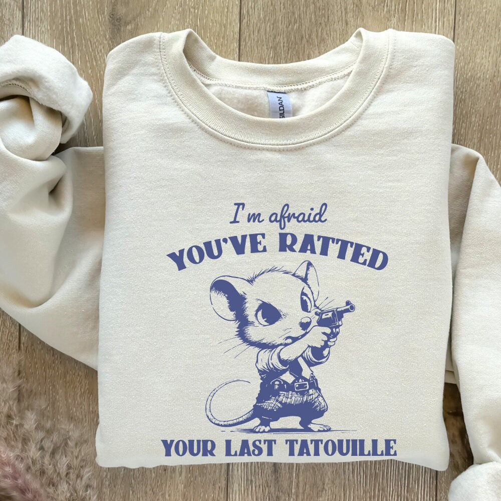 You've Ratted Your Last Tatouille PNG Funny Cowboy Rat Vintage Shirt,
