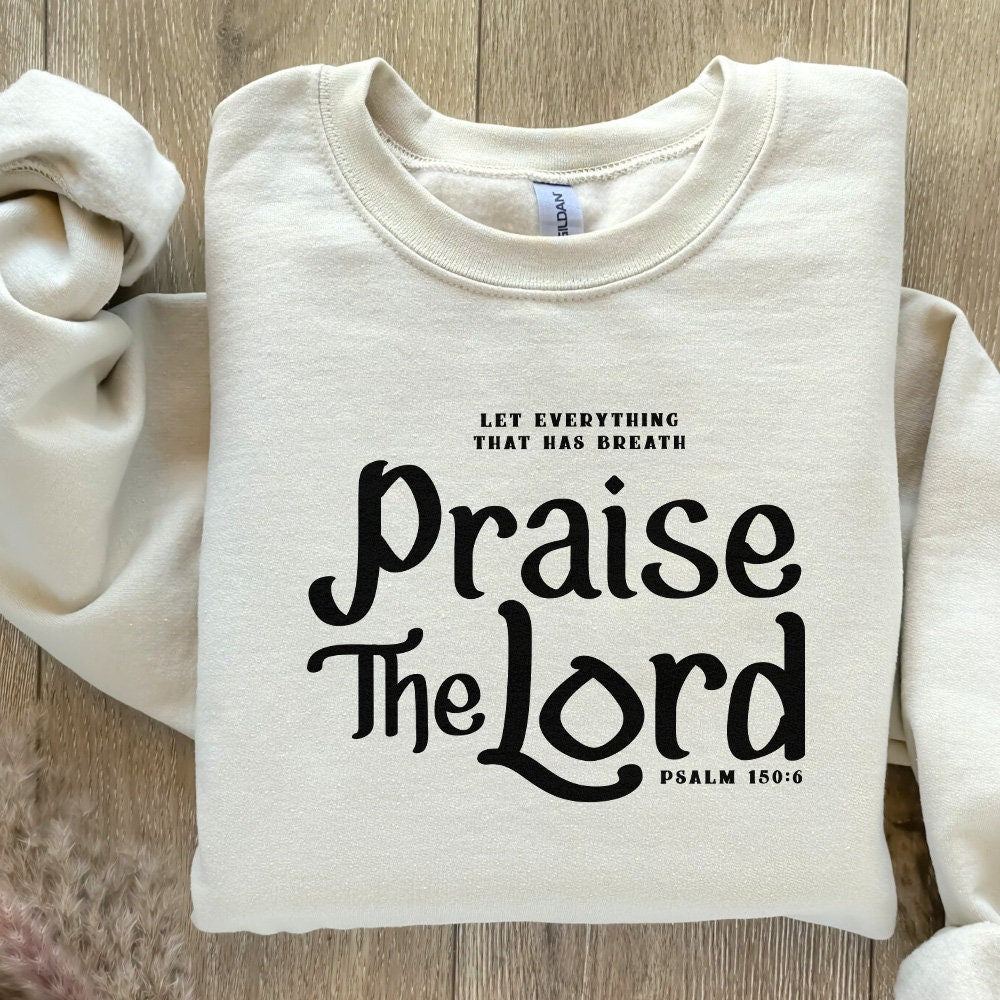Praise The Lord PNG, Jesus - 300 DPI Design for T-Shirt