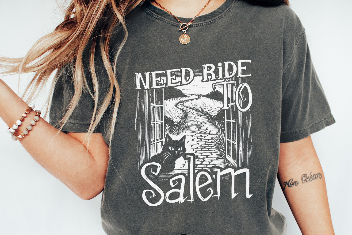 Need Ride to Salem PNG, Halloween Ghost png - 300 DPI Design for T-Shirt