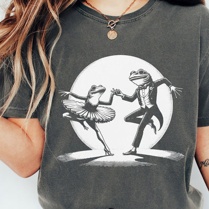 Funny Dancing Frog PNG, Clipart - 300 DPI Design for T-Shirt