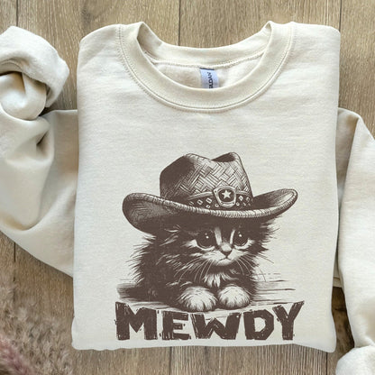 Meowdy Cute Cat, Ranch Life png - 300 DPI Design for T-Shirt