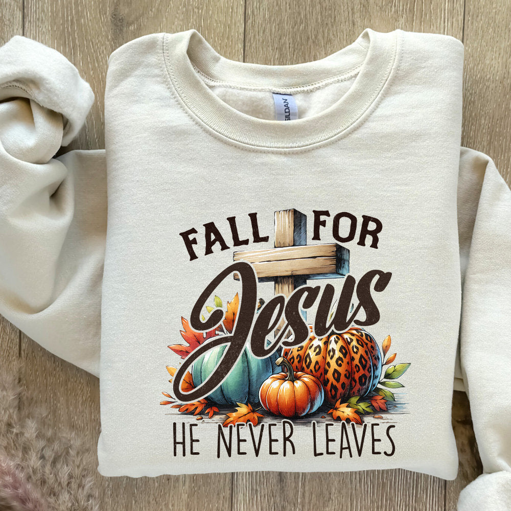 Fall for Jesus PNG, Fall Sublimation Designs - 300 DPI Design for T-Shirt