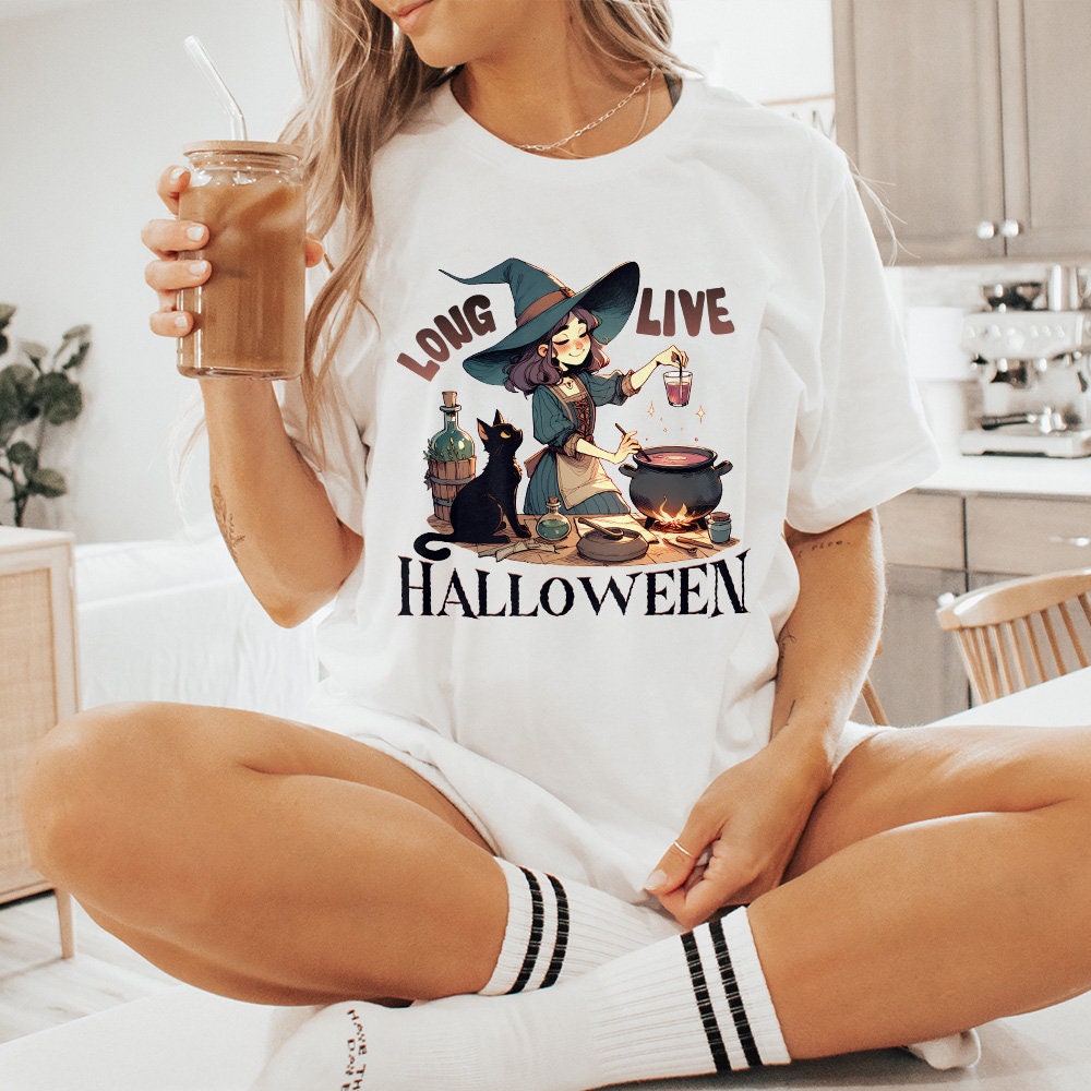 Long Live Halloween Png, Vintage Halloween Png - 300 DPI Design for T-Shirt