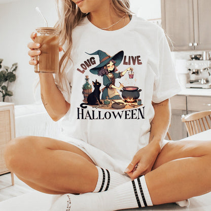 Long Live Halloween Png, Vintage Halloween Png - 300 DPI Design for T-Shirt