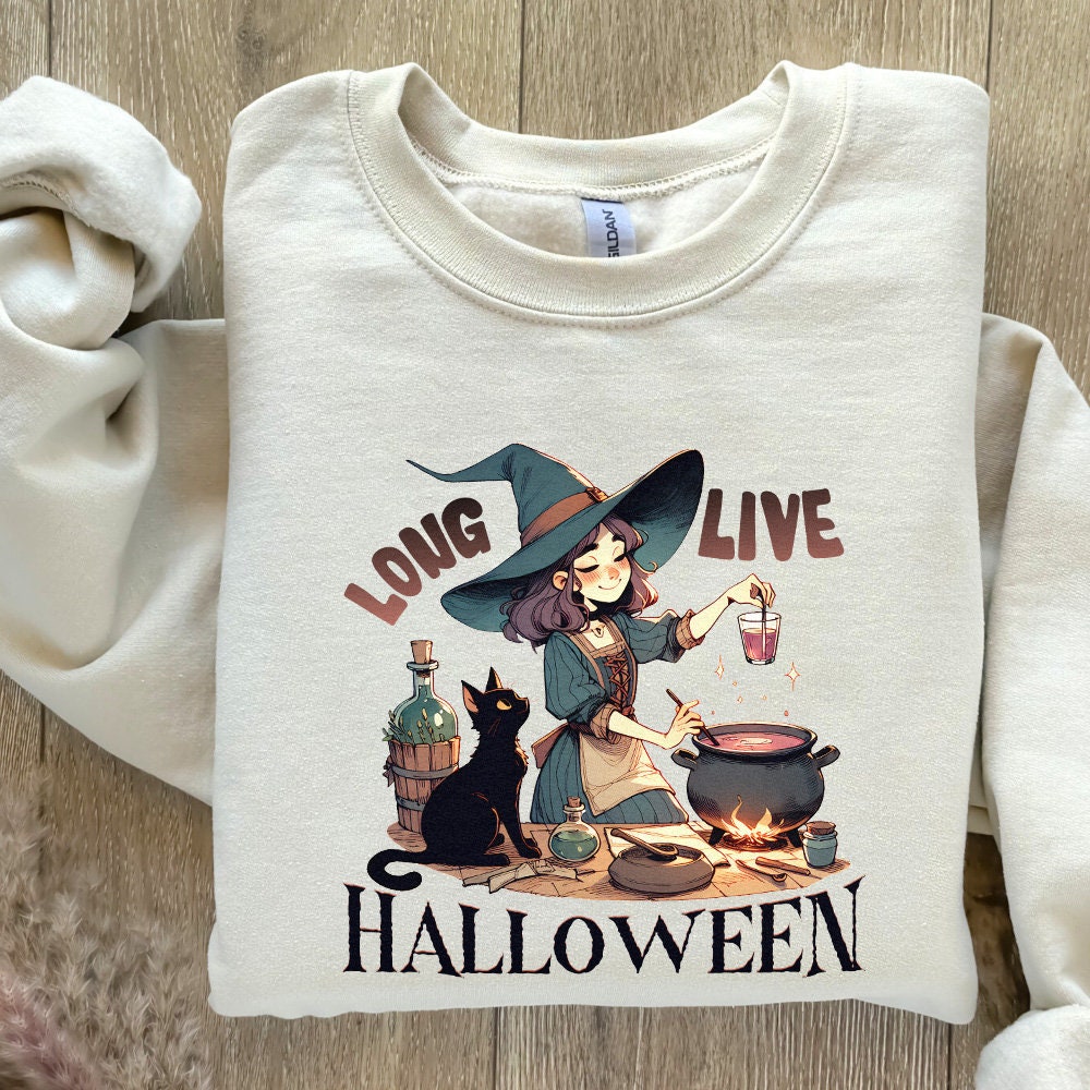 Long Live Halloween Png, Vintage Halloween Png - 300 DPI Design for T-Shirt