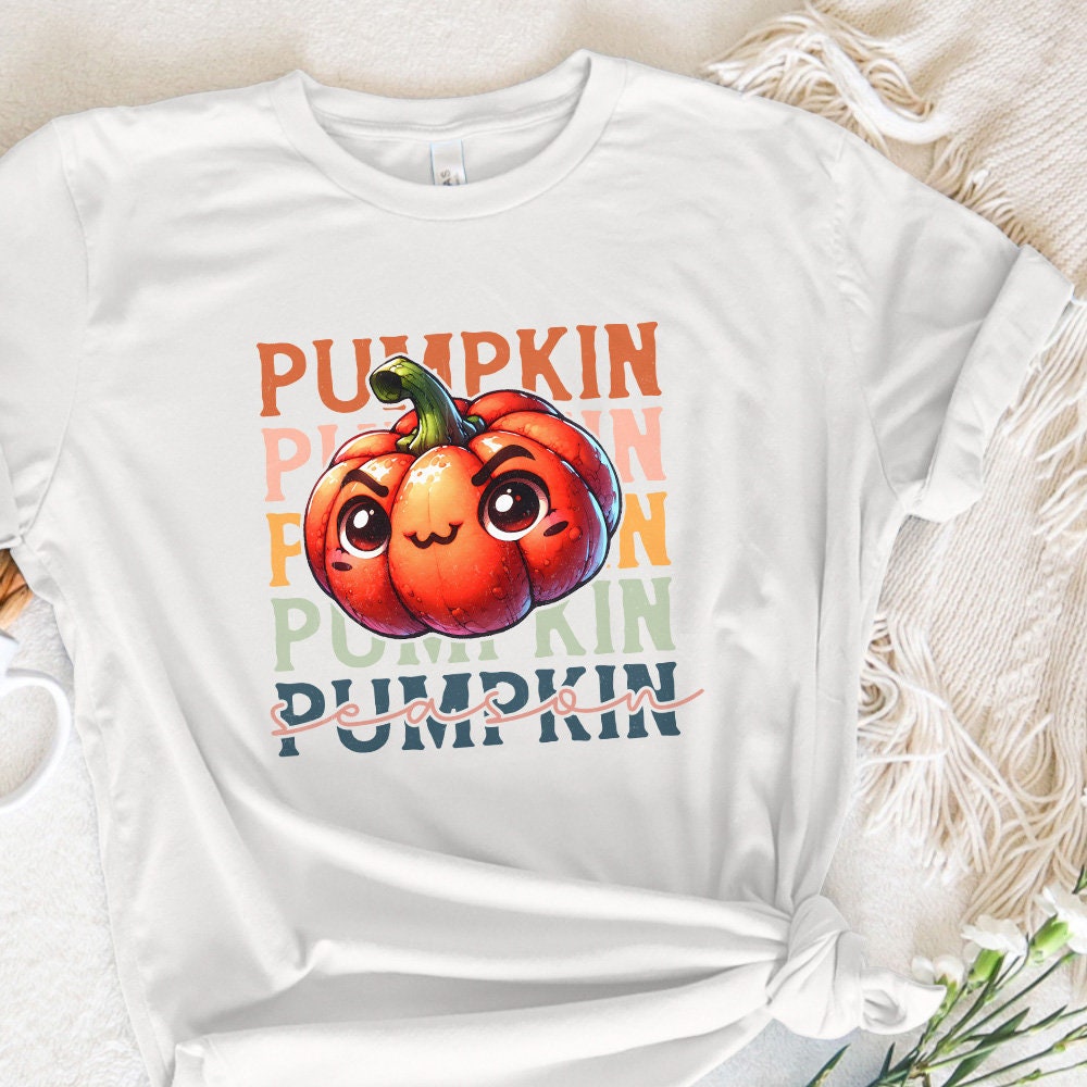 Retro Pumpkin Season Png, Fall Vibes Png - 300 DPI Design for T-Shirt