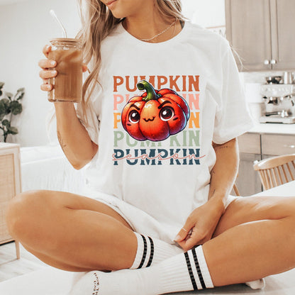 Retro Pumpkin Season Png, Fall Vibes Png - 300 DPI Design for T-Shirt
