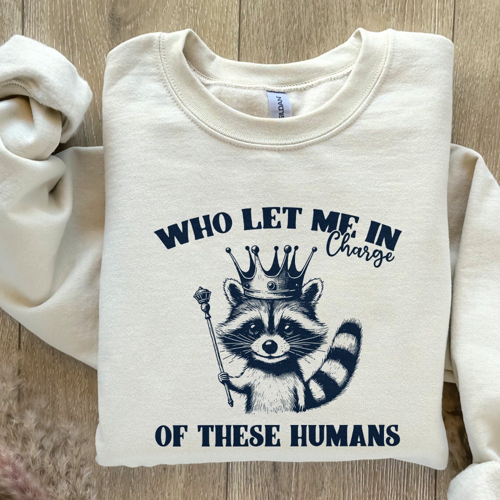 In Charge of These Humans PNG Alt 2, Funny Shirt Png - 300 DPI Design for