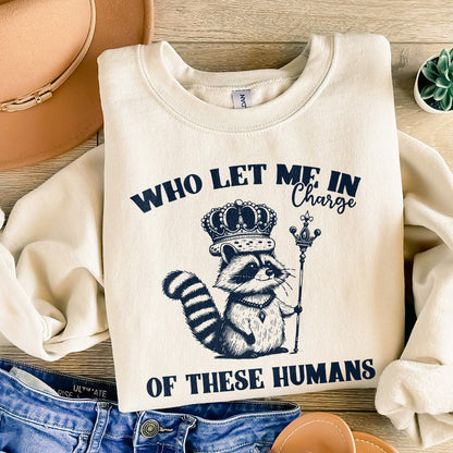 In Charge of These Humans PNG, Funny Shirt Png - 300 DPI Design for T-Shirt