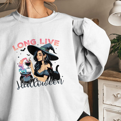 Long Live Halloween Png Alt 2, Vintage Halloween Png - 300 DPI Design for