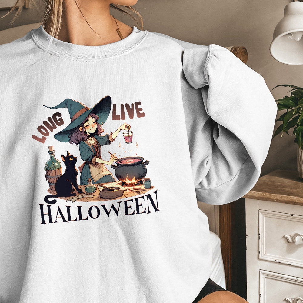 Long Live Halloween Png, Vintage Halloween Png - 300 DPI Design for T-Shirt
