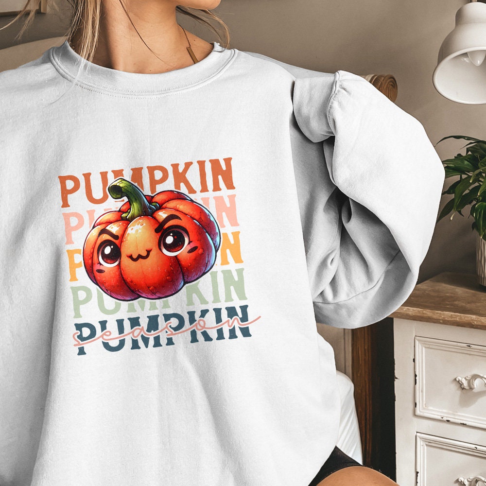 Retro Pumpkin Season Png, Fall Vibes Png - 300 DPI Design for T-Shirt
