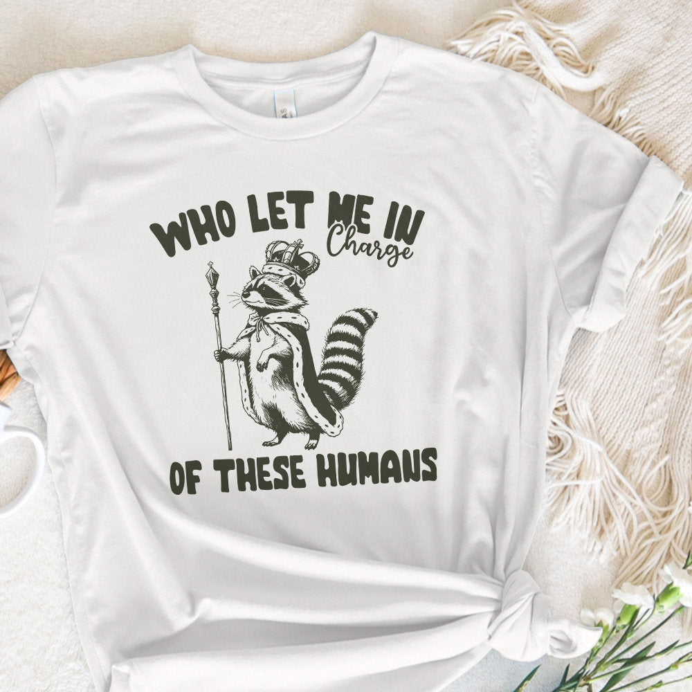 In Charge of These Humans PNG Alt 3, Funny Shirt Png - 300 DPI Design for