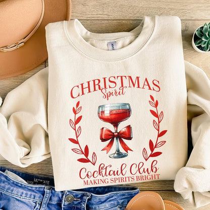 Christmas Spirit png, Retro Christmas png - 300 DPI Design for T-Shirt