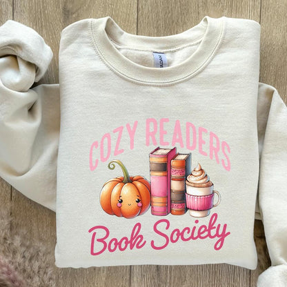 Cozy Readers Book Society Png, Sublimation Design - 300 DPI Design for
