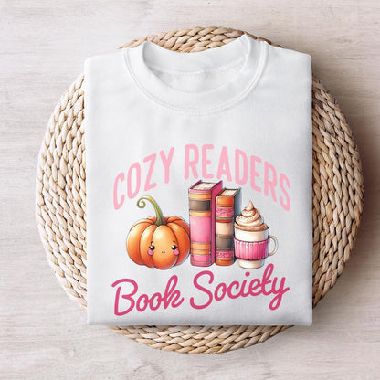 Cozy Readers Book Society Png, Sublimation Design - 300 DPI Design for