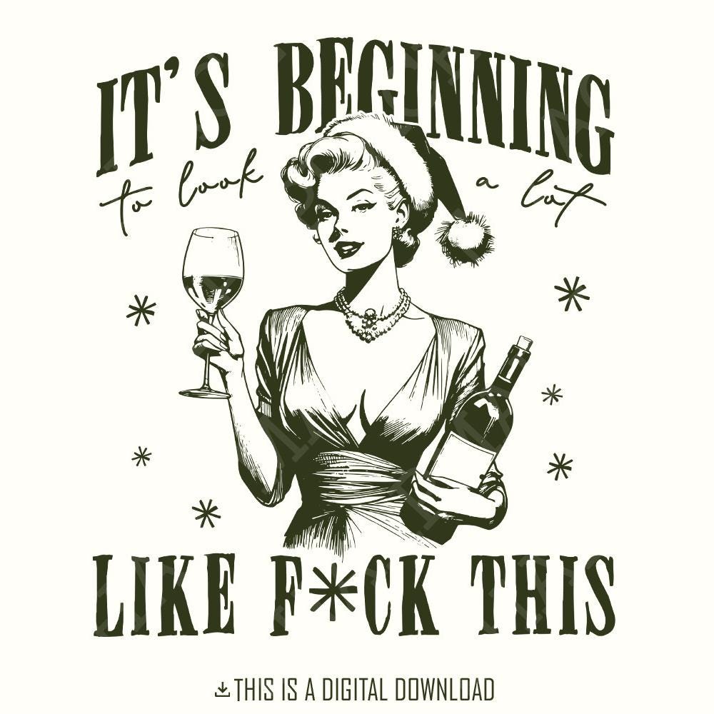 Retro Girl Christmas PNG, Retro Christmas Png - 300 DPI Design for T-Shirt