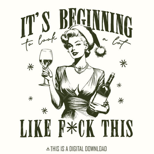 Retro Girl Christmas PNG, Retro Christmas Png - 300 DPI Design for T-Shirt