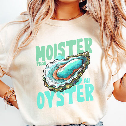 Moister Than An Oyster Funny Graphic PNG Alt 2, Fun Adult Humour PNG -