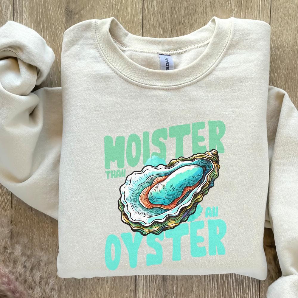 Moister Than An Oyster Funny Graphic PNG Alt 2, Fun Adult Humour PNG -